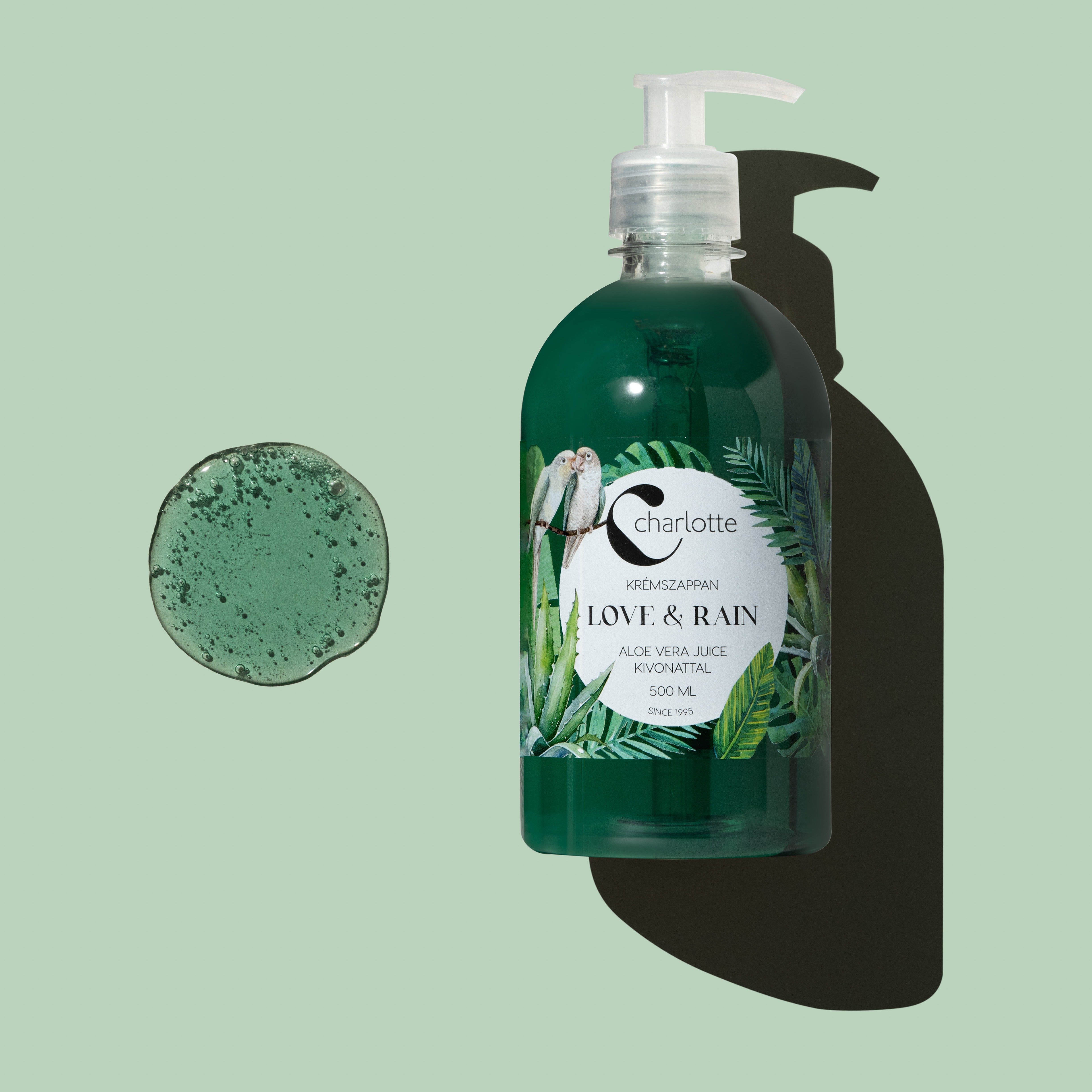 Charlotte Love & Rain krémszappan 500 ml