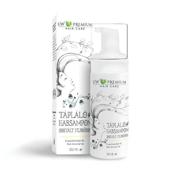 UW Premium Hair Care Tápláló Habsampon Irritált fejbőrre 150 ml image 0