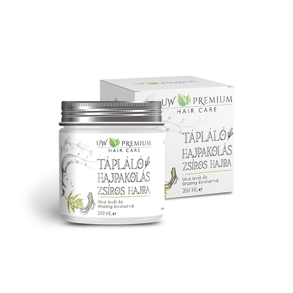 UW Premium Hair Care Tápláló Hajpakolás Zsíros hajra 200 ml image 0