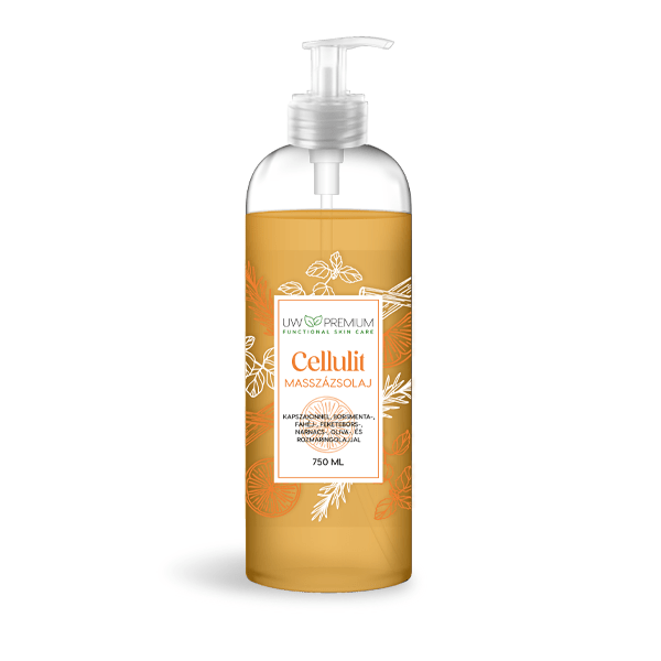 UW Premium Cellulit Masszázsolaj 750 ml image 0