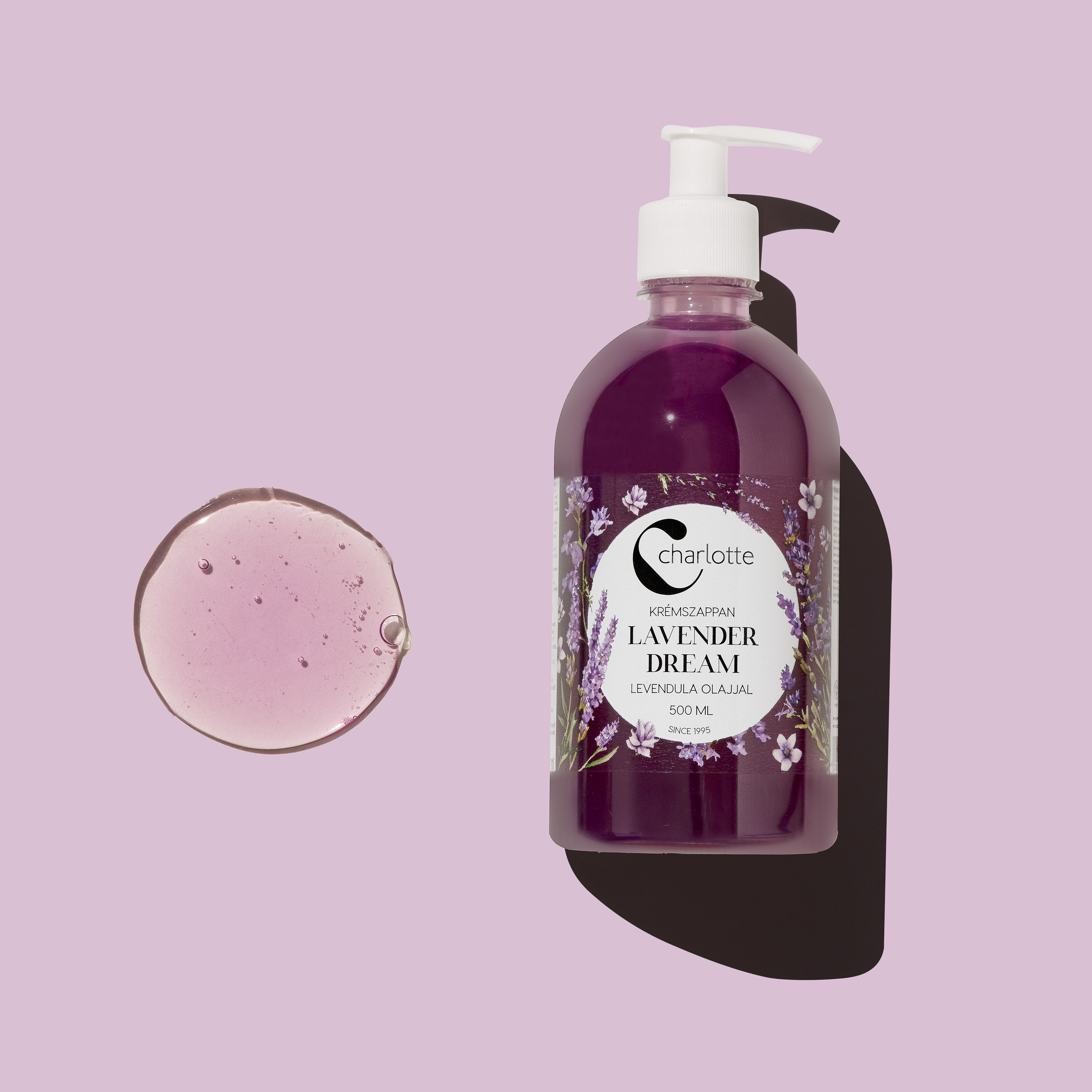 Charlotte Lavender Dream krémszappan 500 ml