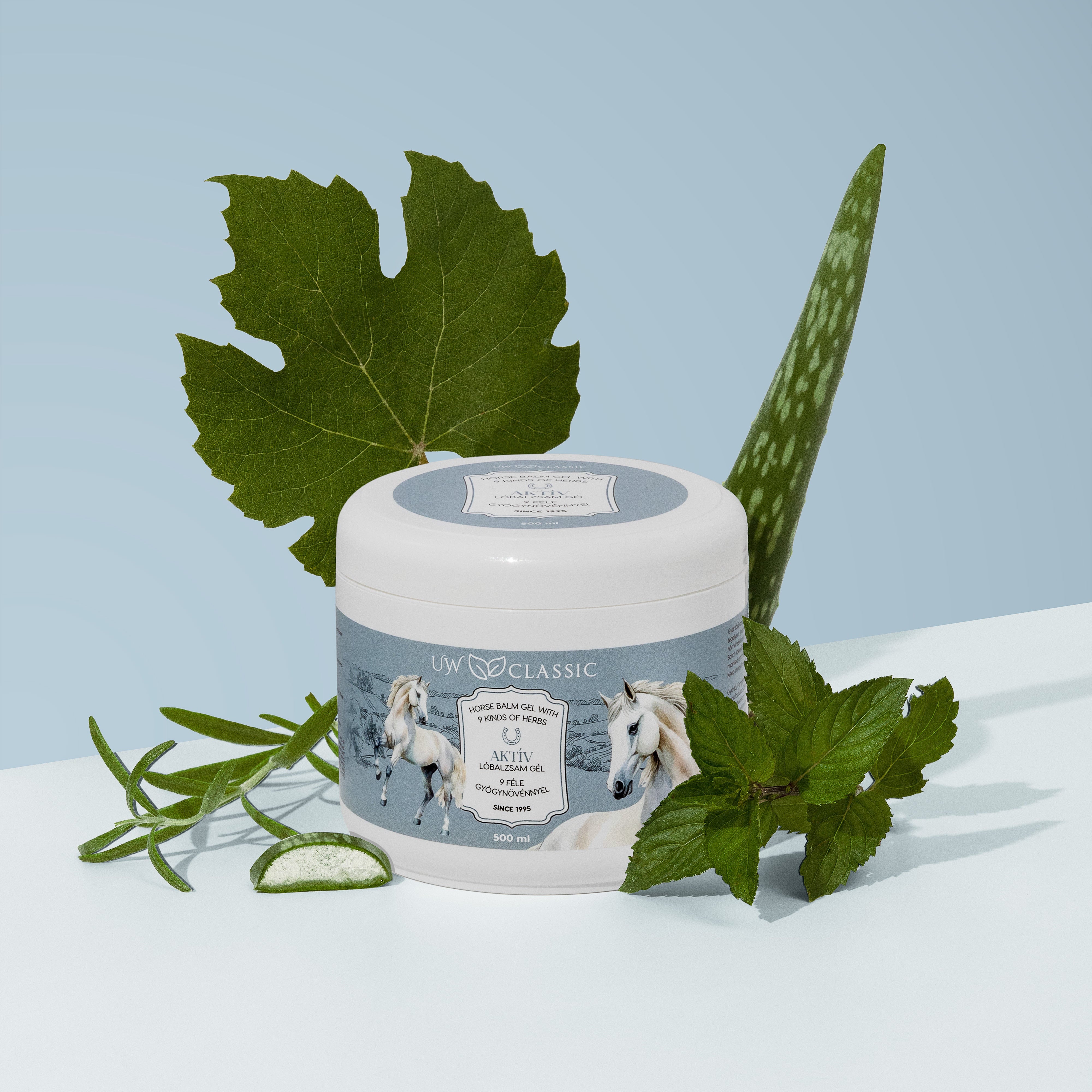 UW Classic Lóbalzsam Aktív +9 gyógynövény 500 ml