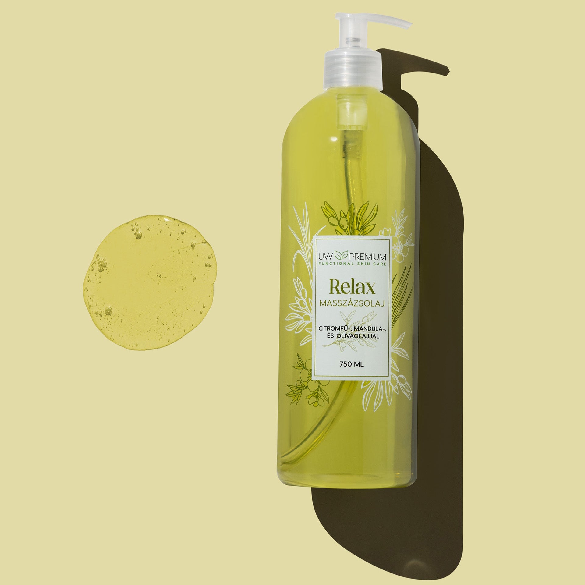 UW Premium Relax Masszázsolaj 750 ml