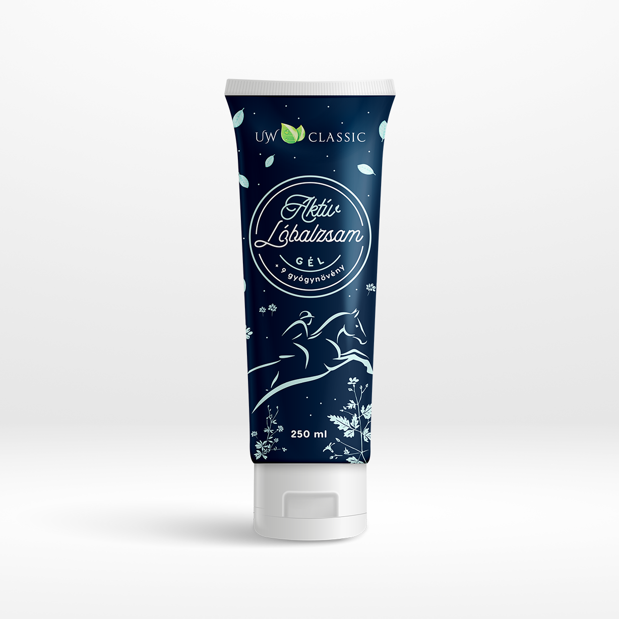 UW Classic Lóbalzsam Aktív gél + 9 gyógynövény 250 ml
