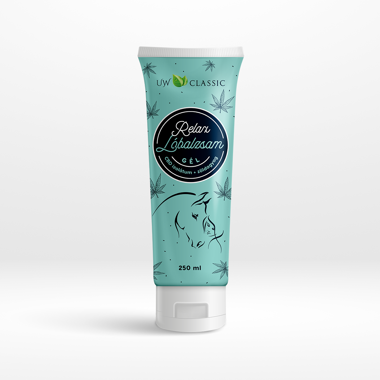 UW Classic Lóbalzsam CBD-vel és zöldagyaggal 250 ml