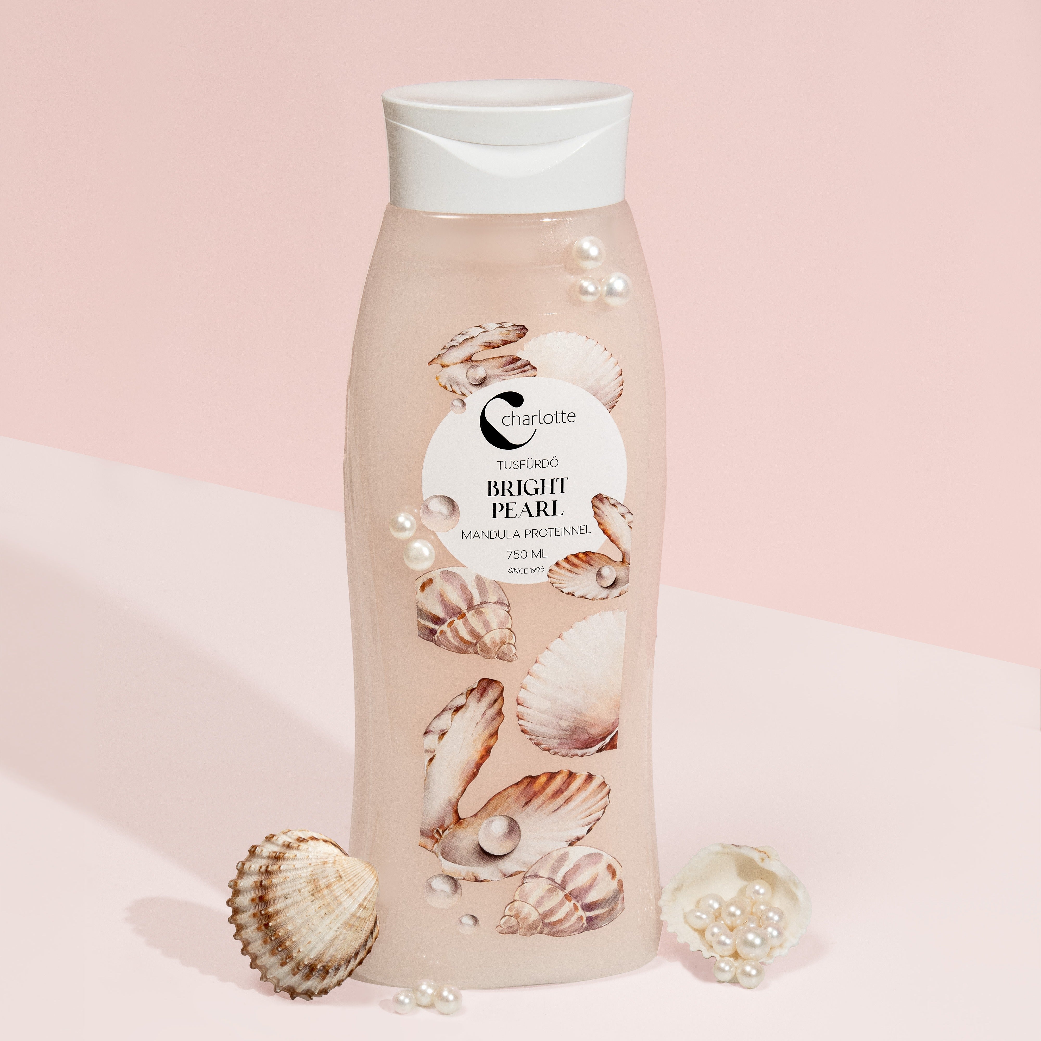 Charlotte Bright Pearl tusfürdő 750 ml