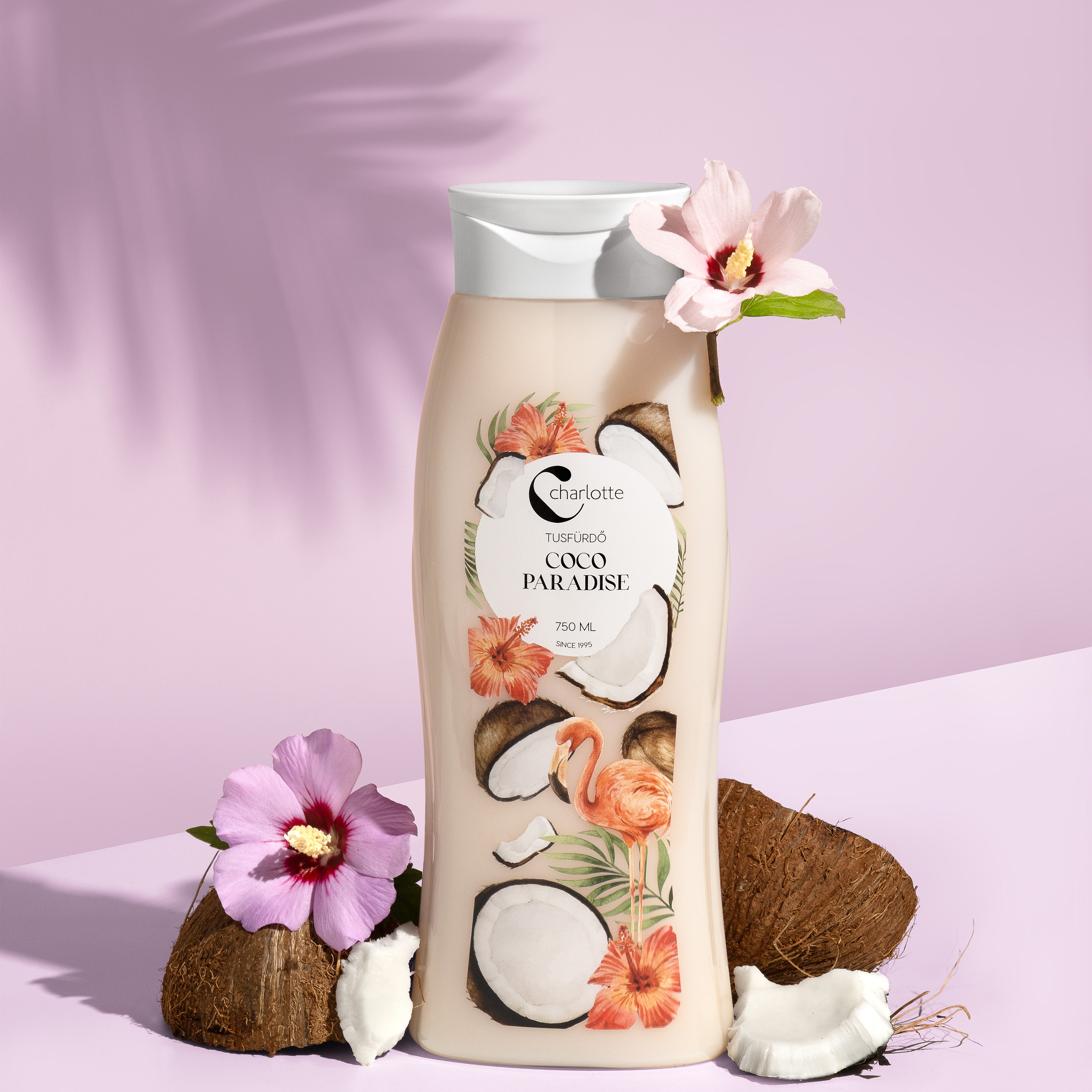 Charlotte Coco Paradise tusfürdő 750 ml
