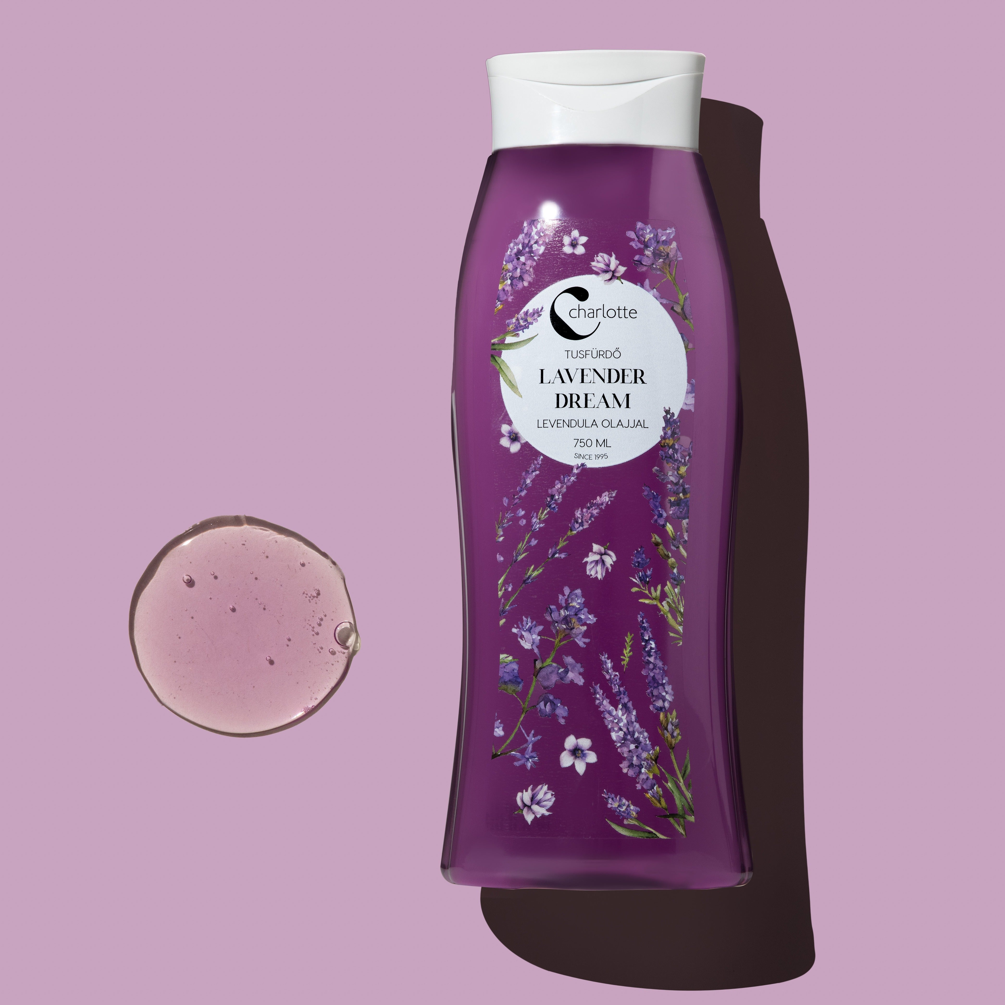 Charlotte Lavender Dream tusfürdő 750 ml