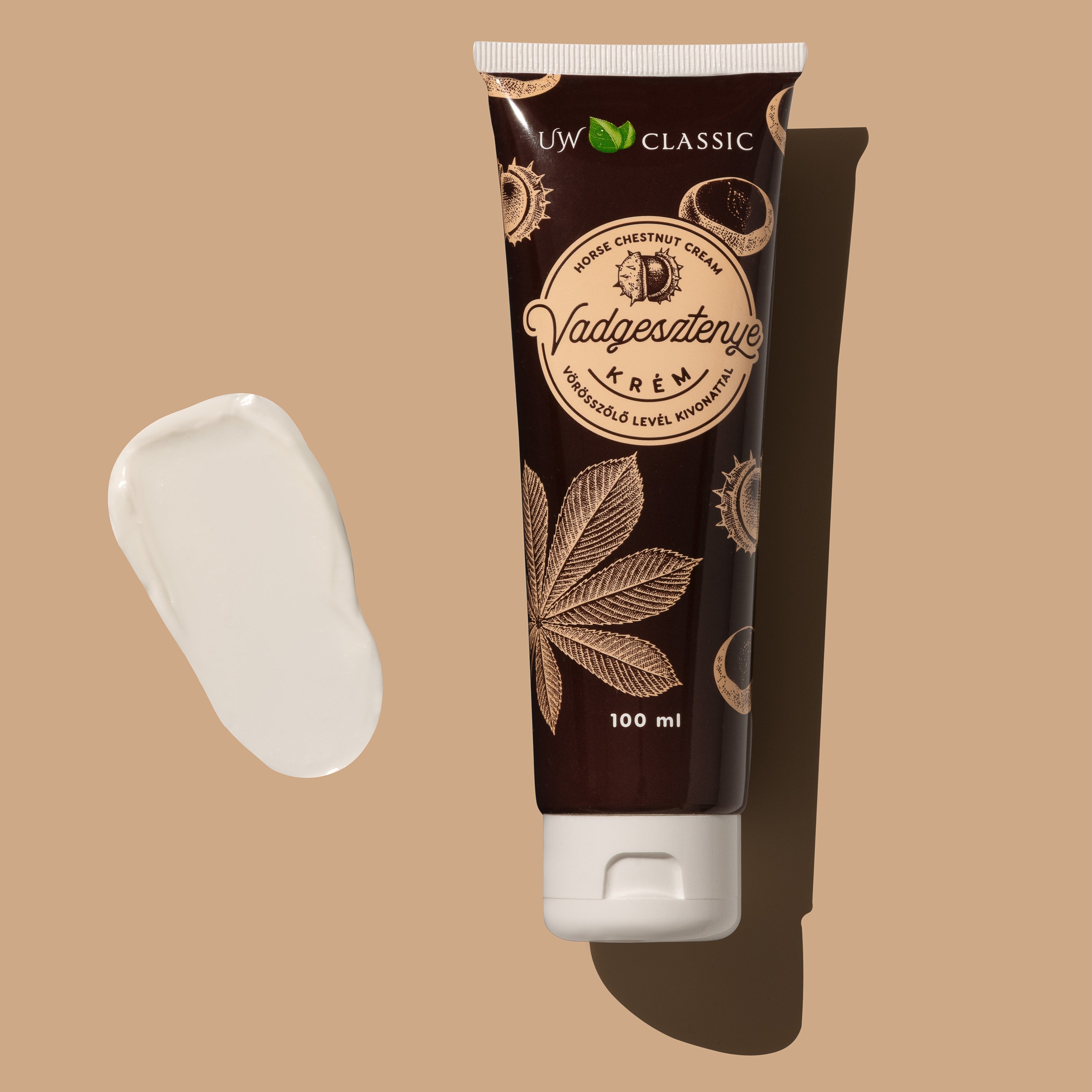 UW Classic Vadgesztenye krém Vörösszőlő levél kivonattal 100 ml