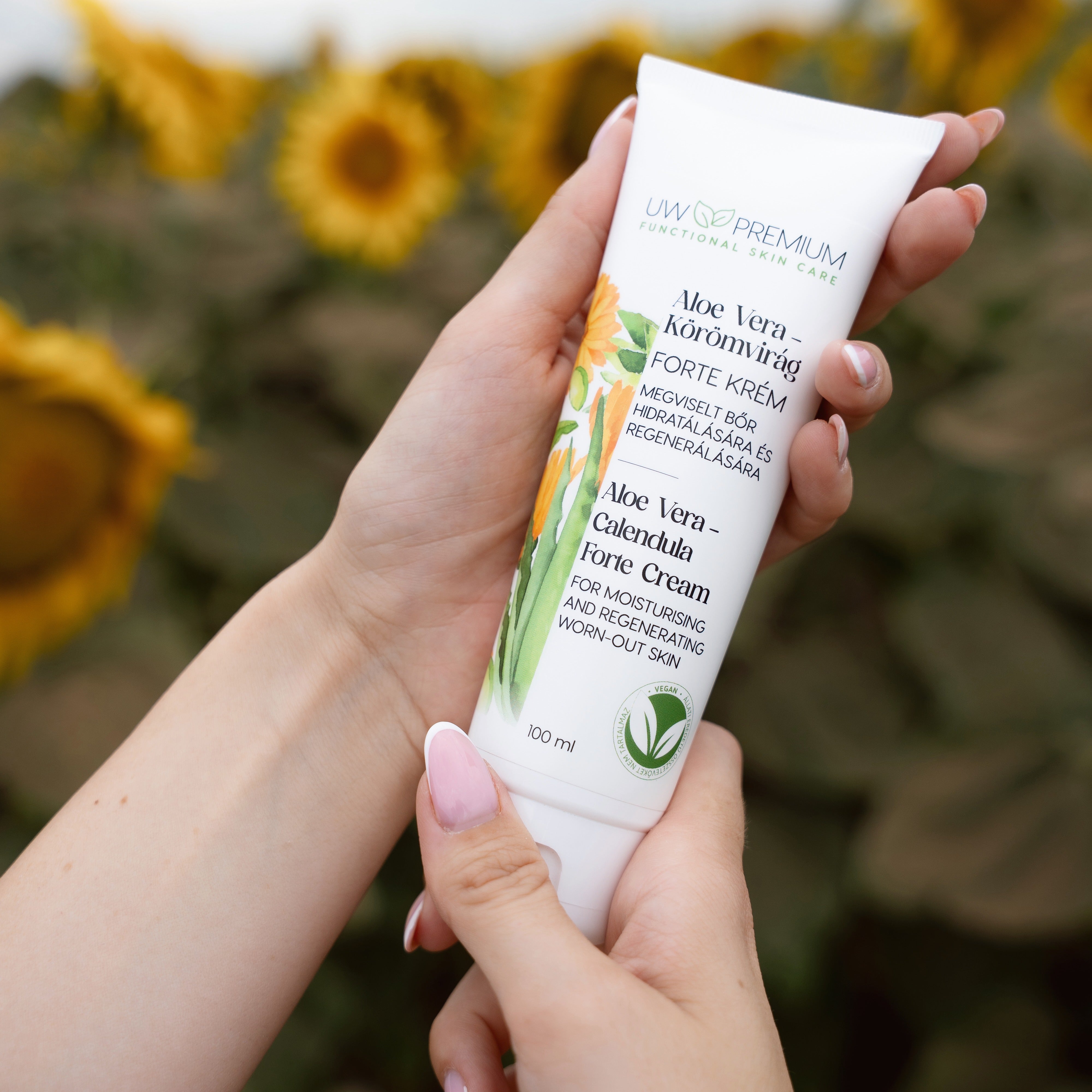 UW Premium Aloe vera - Körömvirág FORTE krém 100 ml