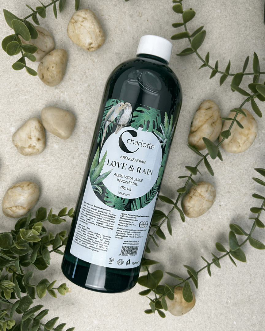 Charlotte Love & Rain krémszappan utántöltő 750 ml image 1