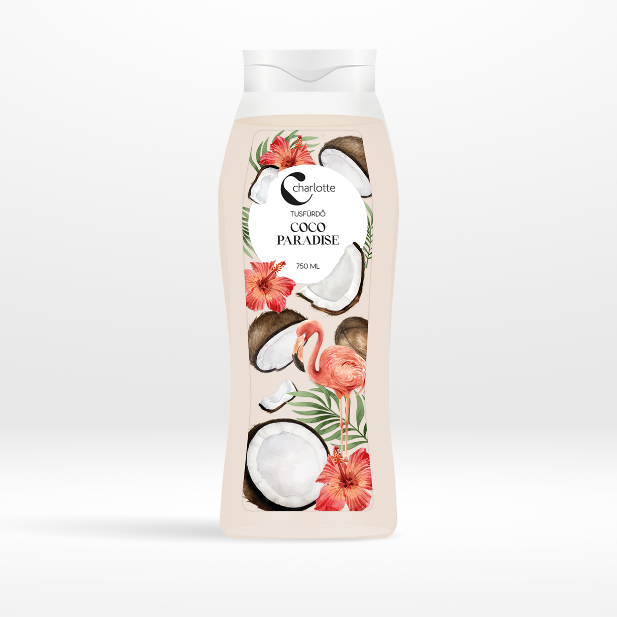 Charlotte Coco Paradise tusfürdő 750 ml