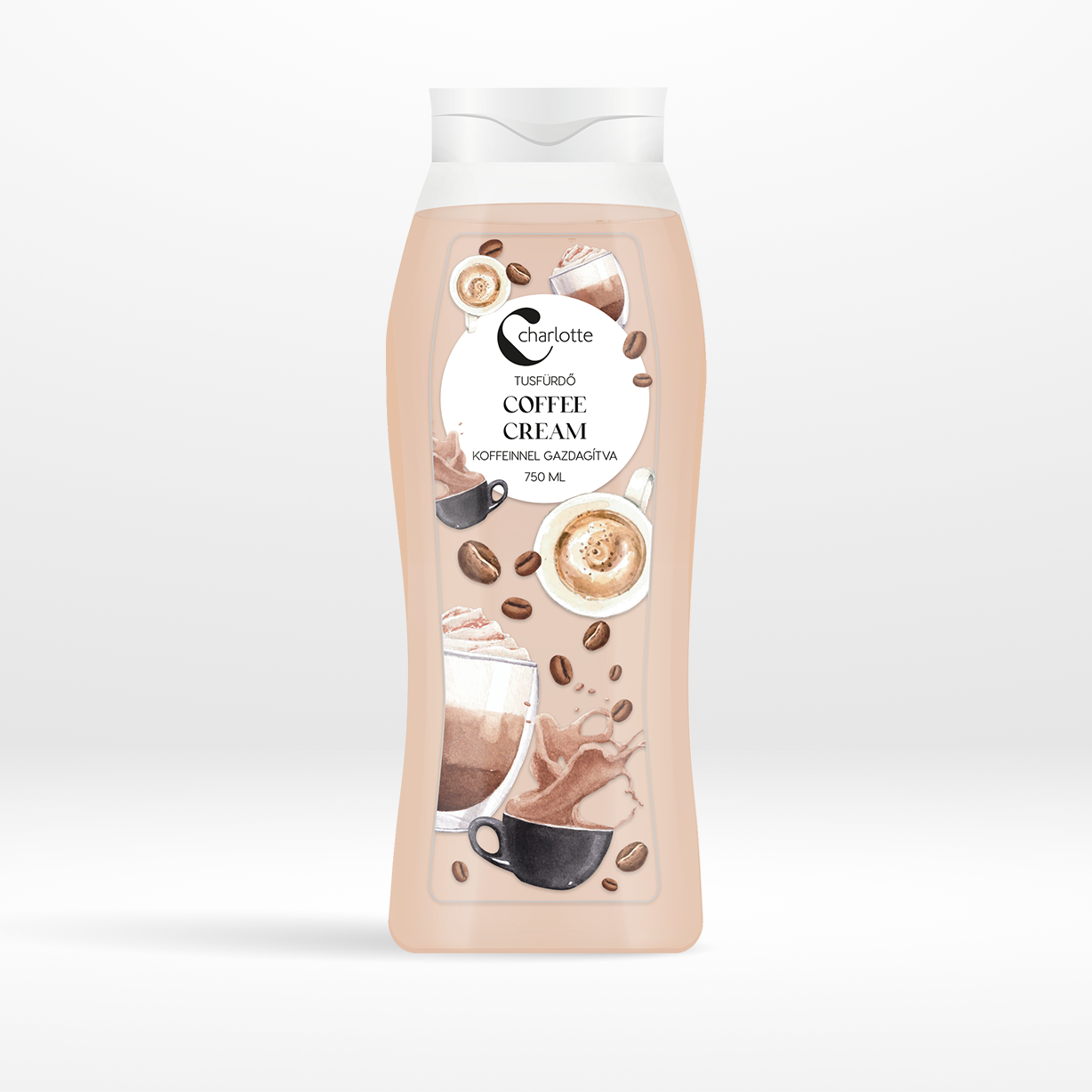 Charlotte Coffee Cream tusfürdő 750 ml