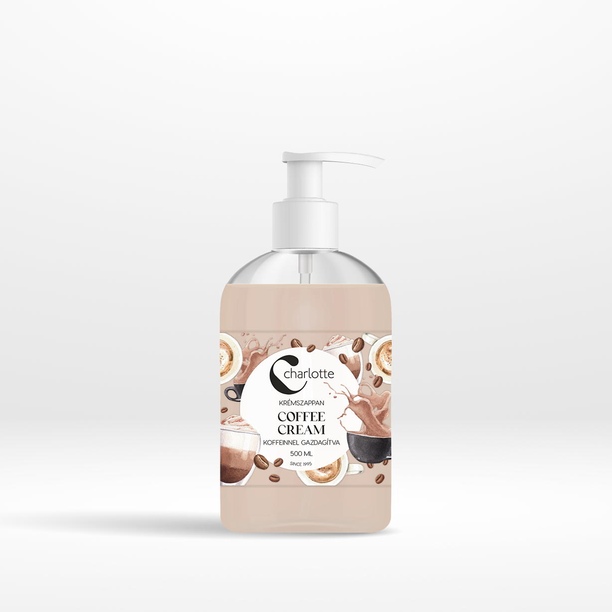Charlotte Coffee Cream krémszappan 500 ml