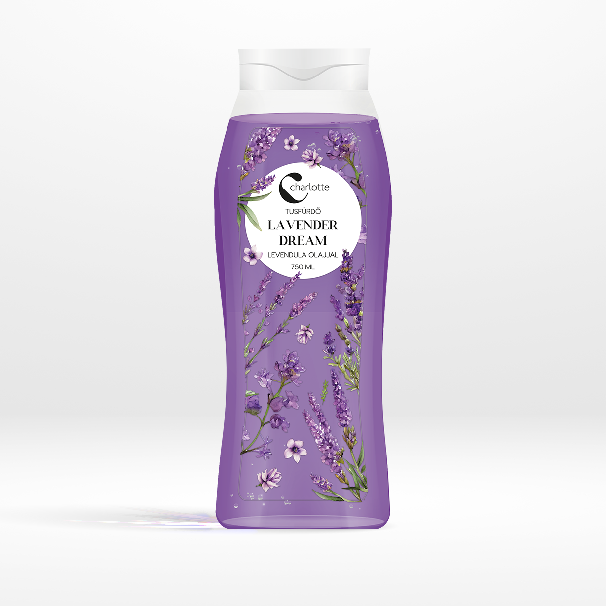 Charlotte Lavender Dream tusfürdő 750 ml