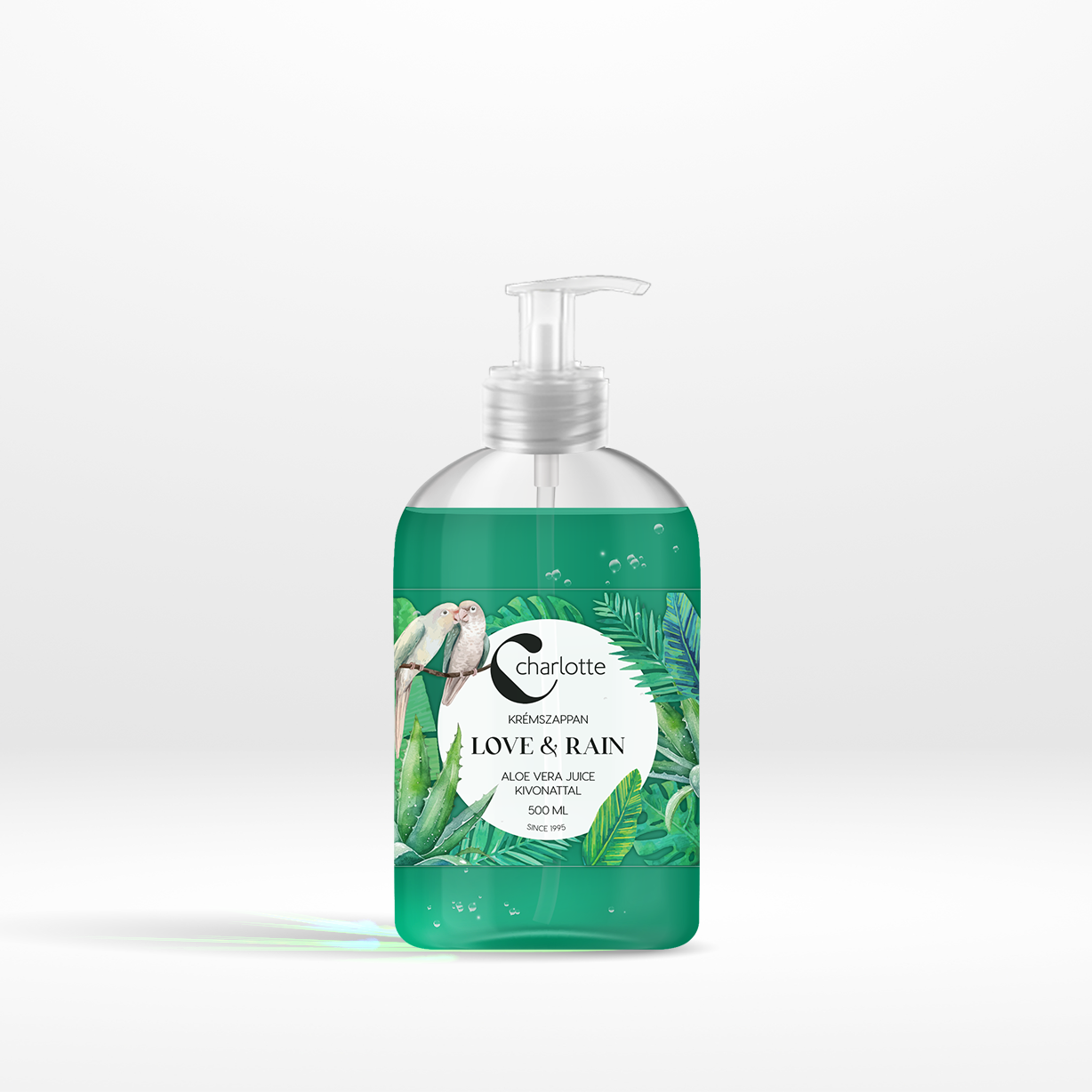 Charlotte Love & Rain krémszappan 500 ml