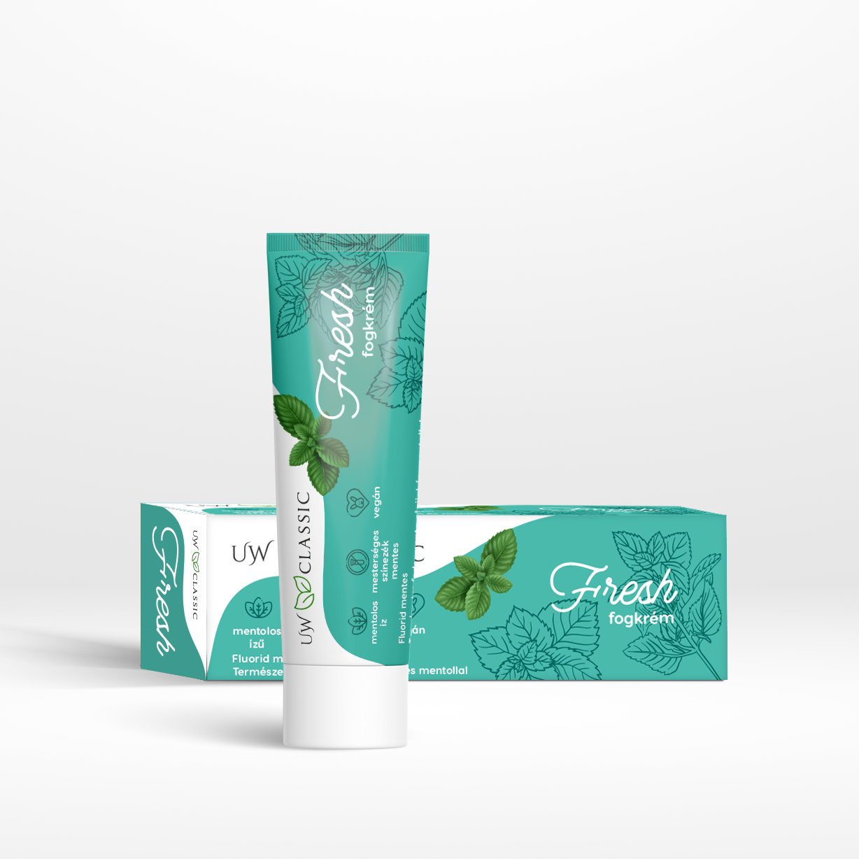 UW Classic Fresh - Fluoridmentes fogkrém 75 ml