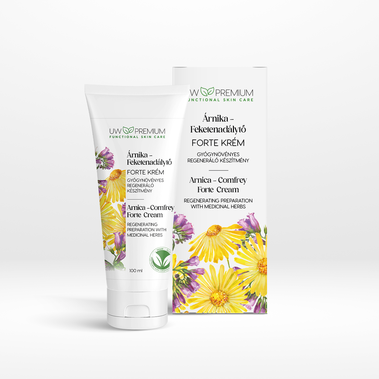 UW Premium Árnika - Feketenadálytő FORTE krém 100 ml