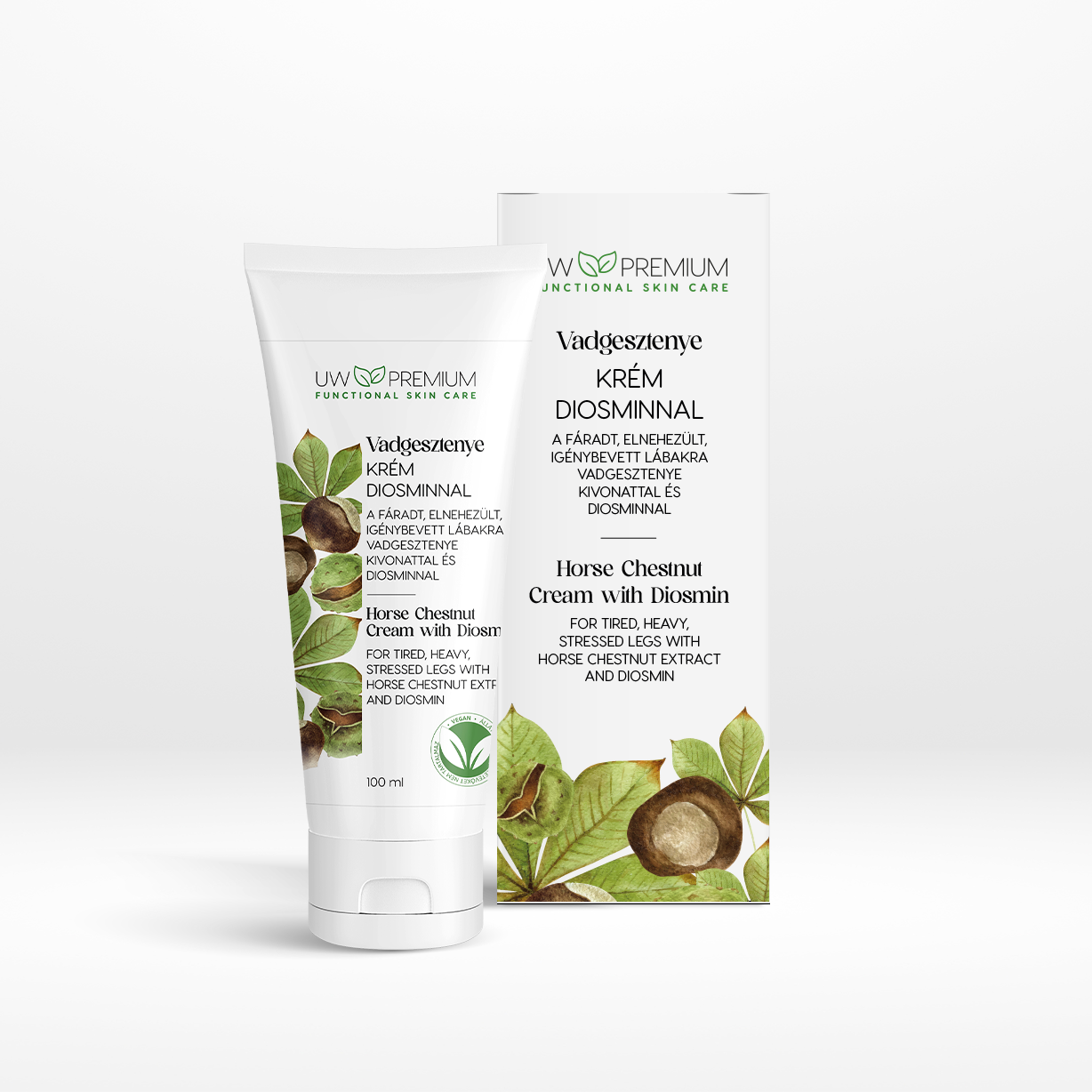 UW Premium Vadgesztenye krém Diosminnal 100 ml