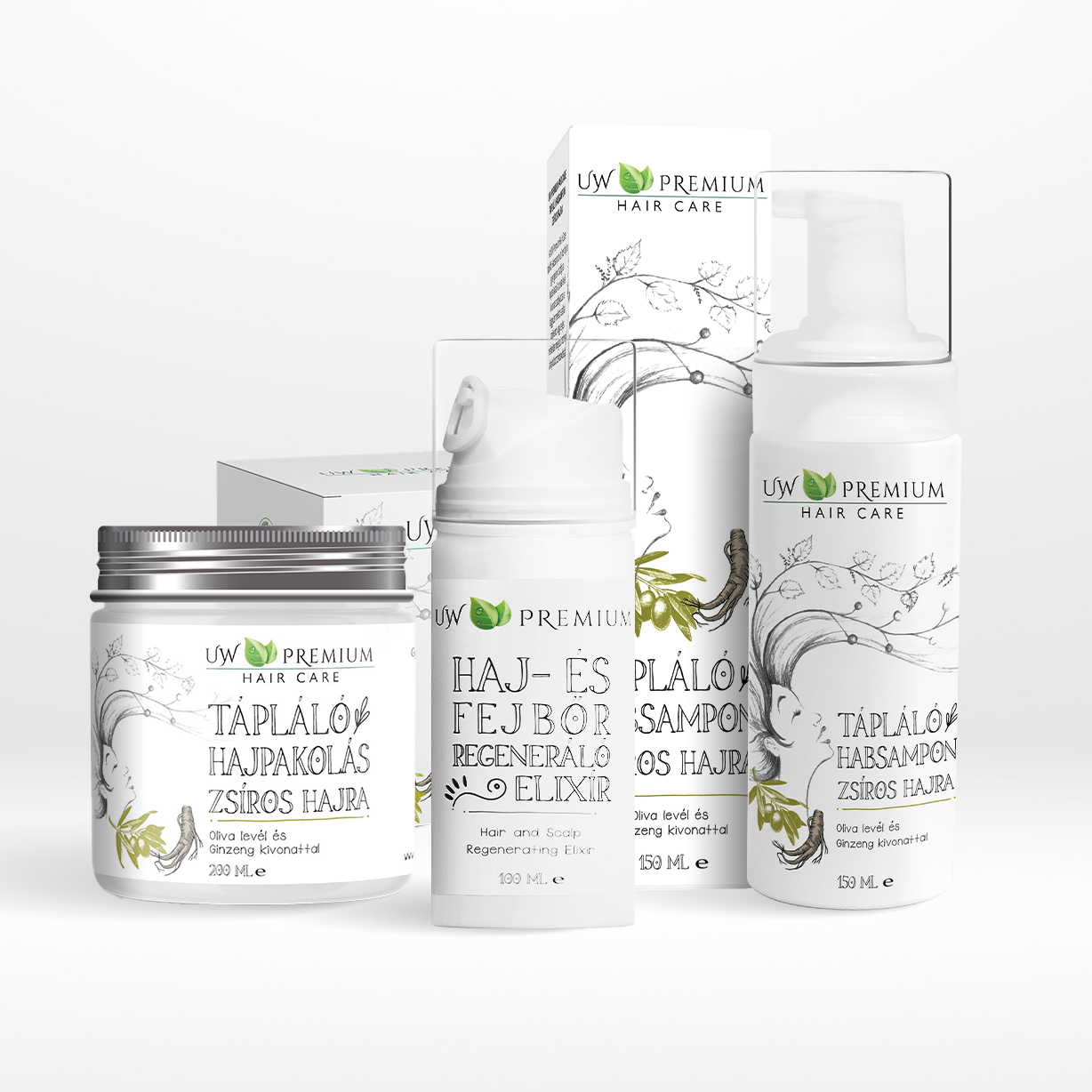 Hajápoló csomag - Zsíros hajra